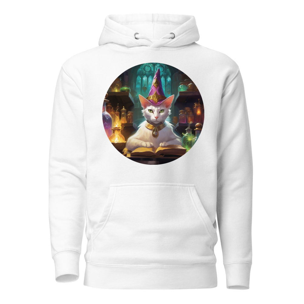 PugMug Custom White Abyssinian Cat Hoodie