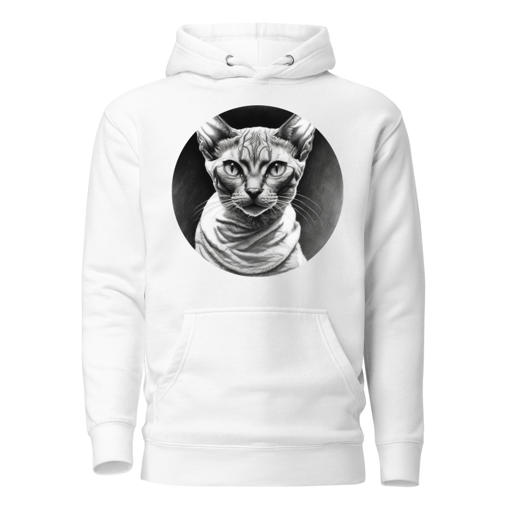 PugMug Custom Tabby Devon Rex Cat Hoodie
