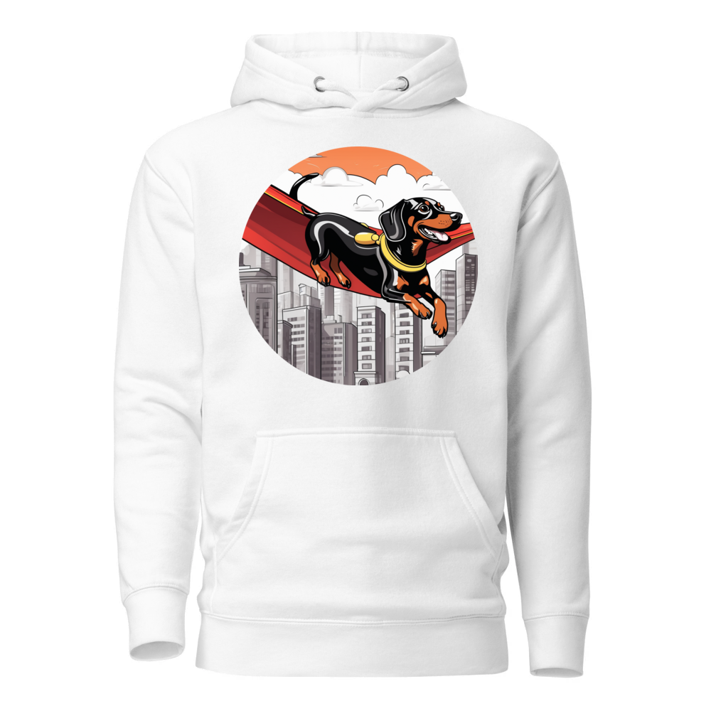 PugMug Custom Black Dachshund Hoodie