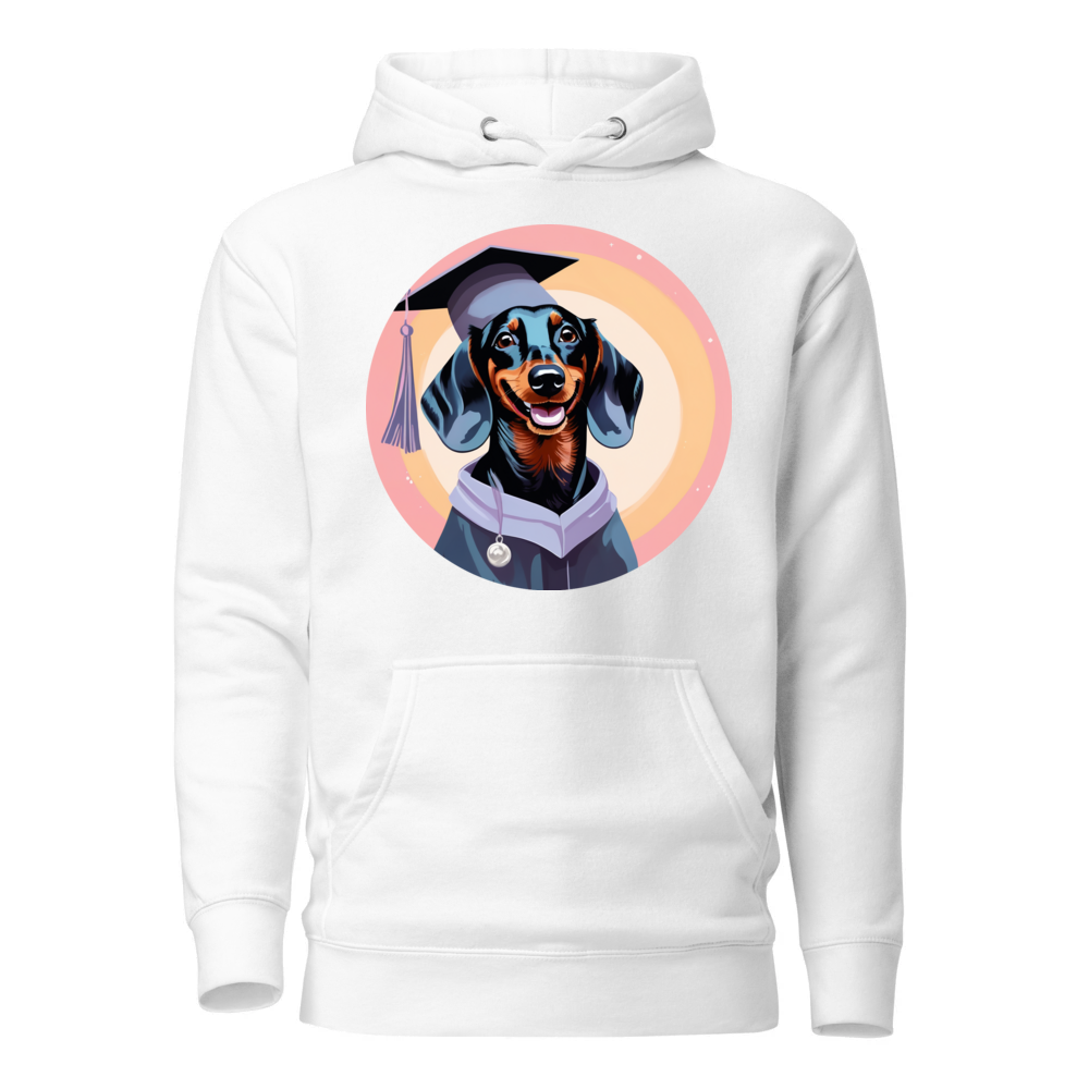 PugMug Custom Black Dachshund Hoodie