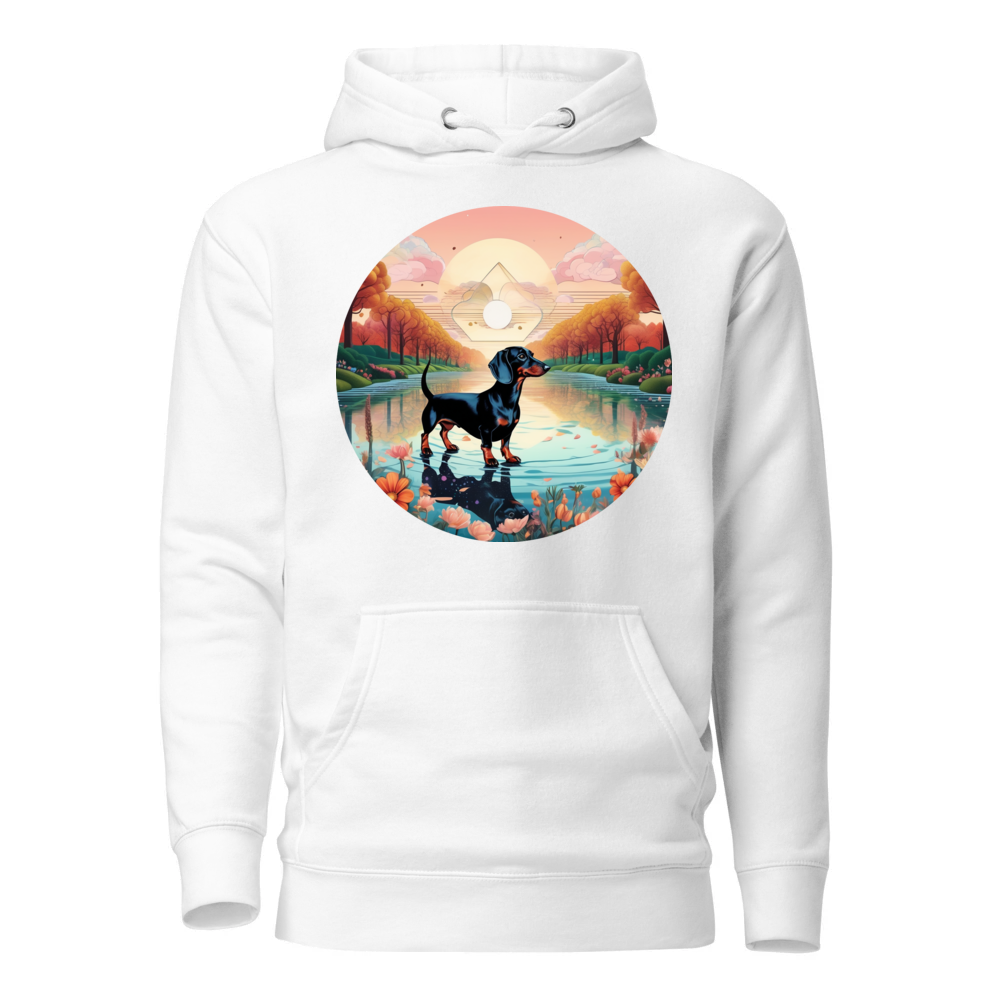 PugMug Custom Black Dachshund Hoodie