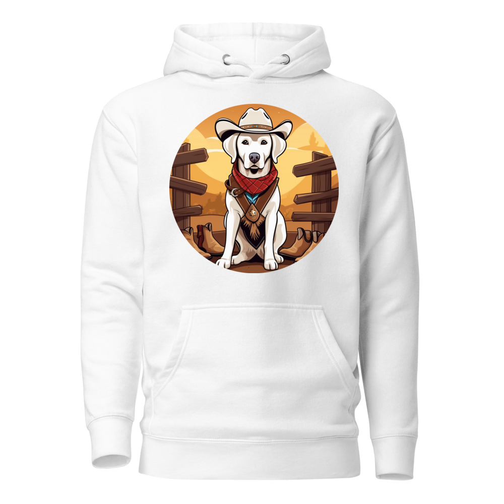 PugMug Custom White Labrador Retriever Hoodie