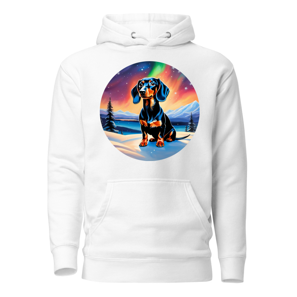 PugMug Custom Black Dachshund Hoodie