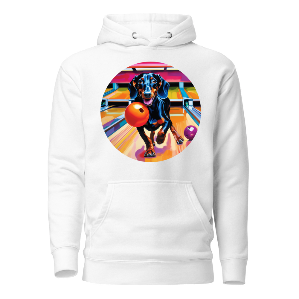 PugMug Custom Black Dachshund Hoodie