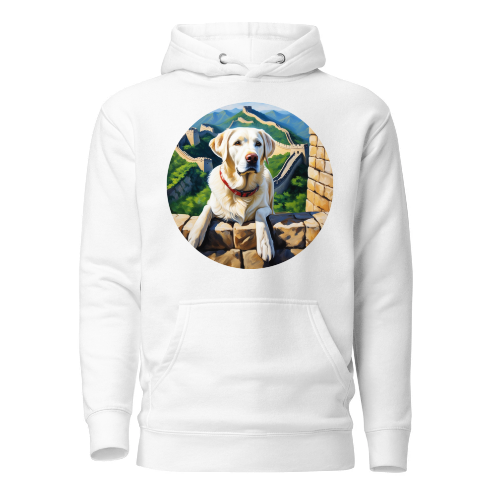 PugMug Custom White Labrador Retriever Hoodie