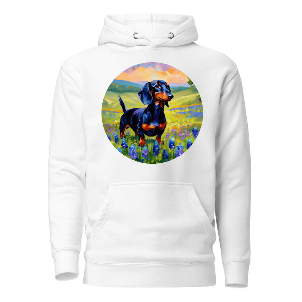 PugMug Custom Black Dachshund Hoodie