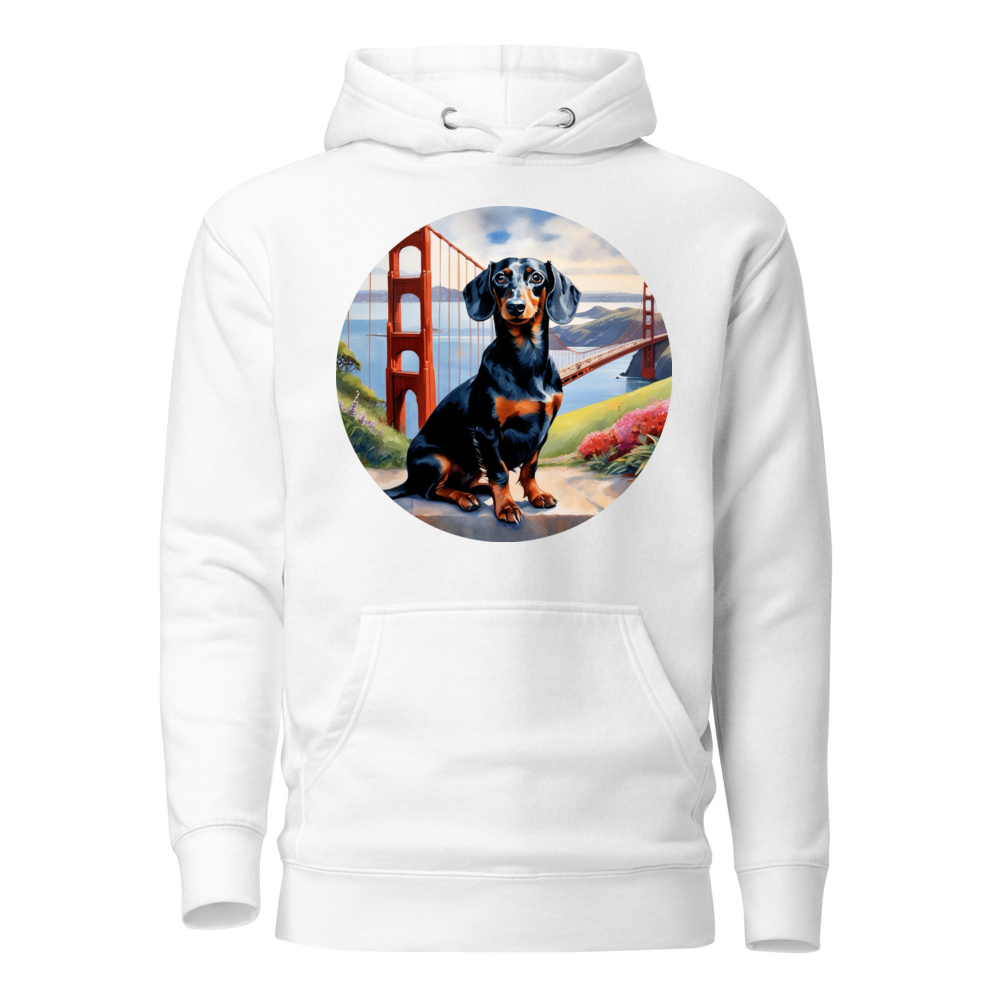 PugMug Custom Black Dachshund Hoodie