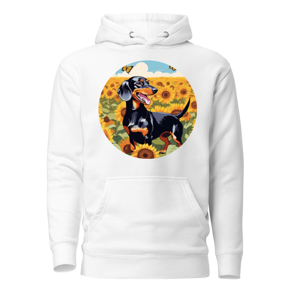 PugMug Custom Black Dachshund Hoodie