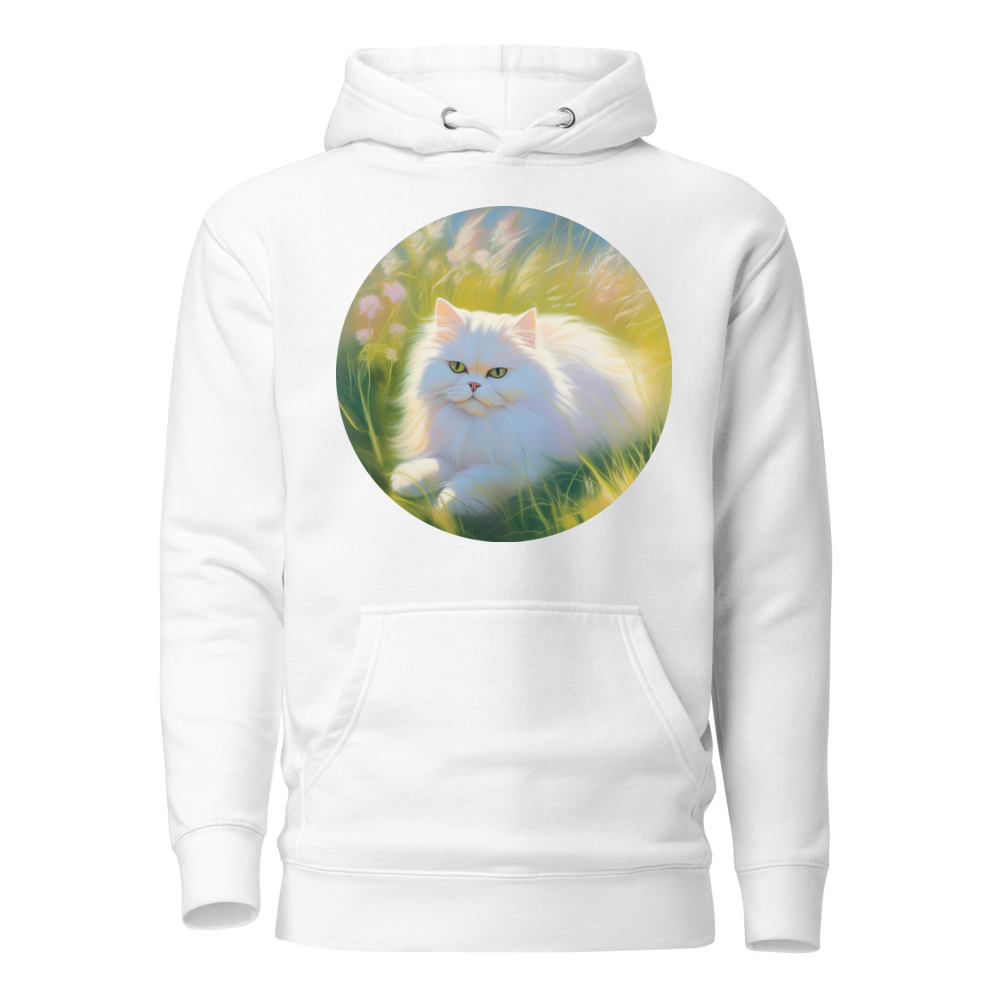 PugMug Custom White Persian Cat Hoodie