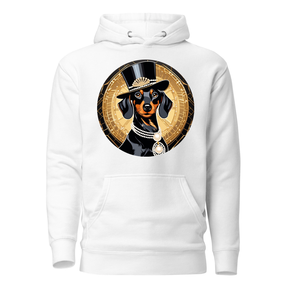PugMug Custom Black Dachshund Hoodie