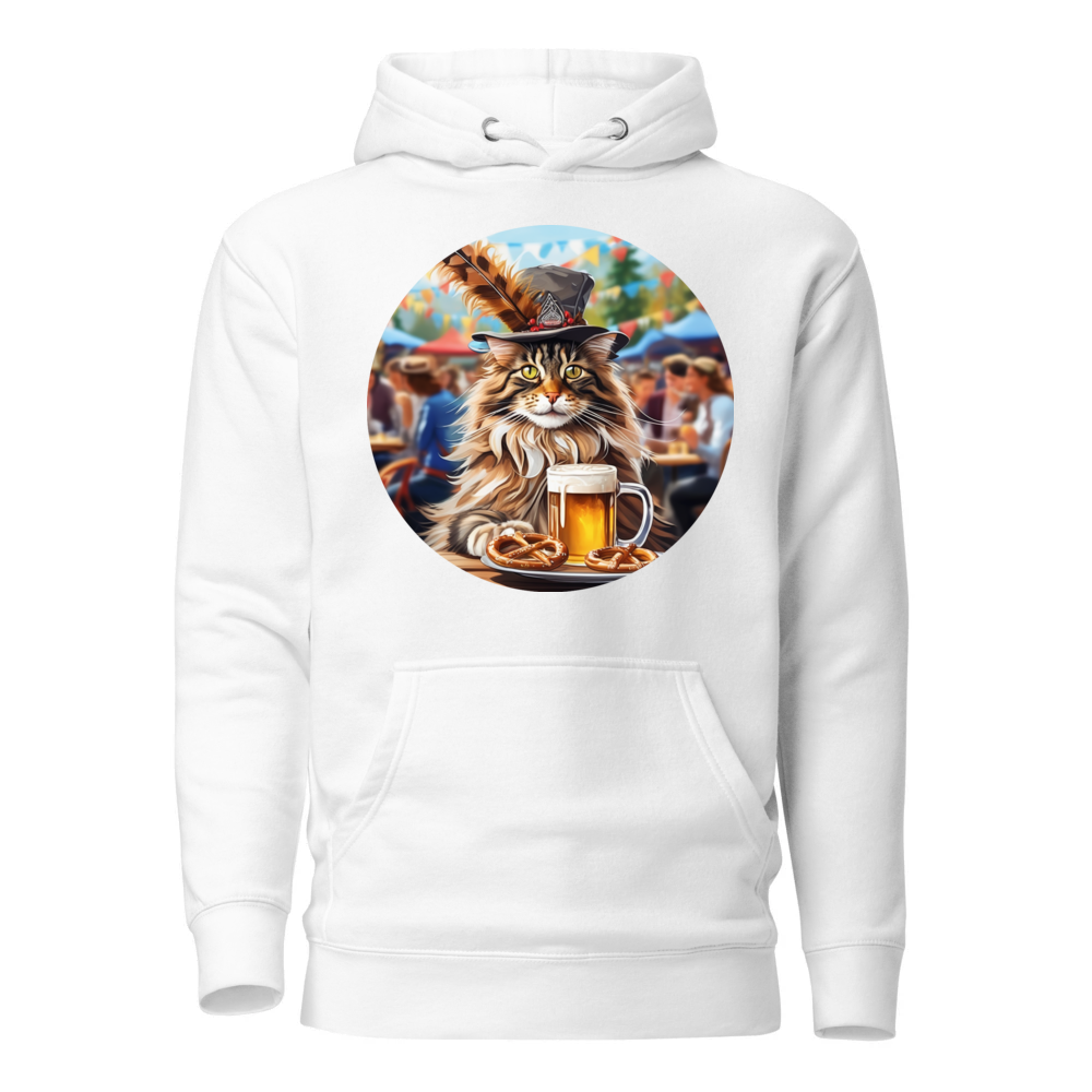 PugMug Custom Tabby Maine Coon Cat Hoodie