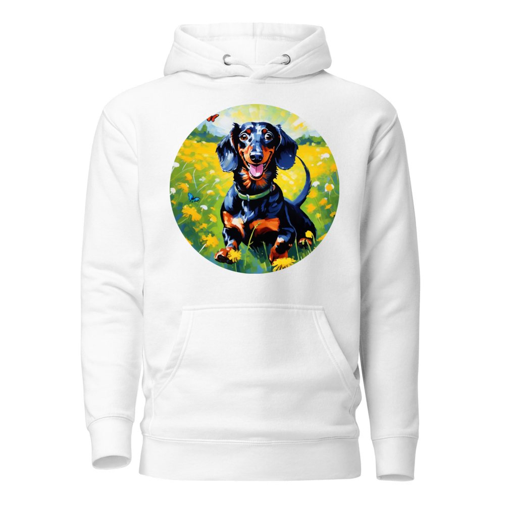 PugMug Custom Black Dachshund Hoodie
