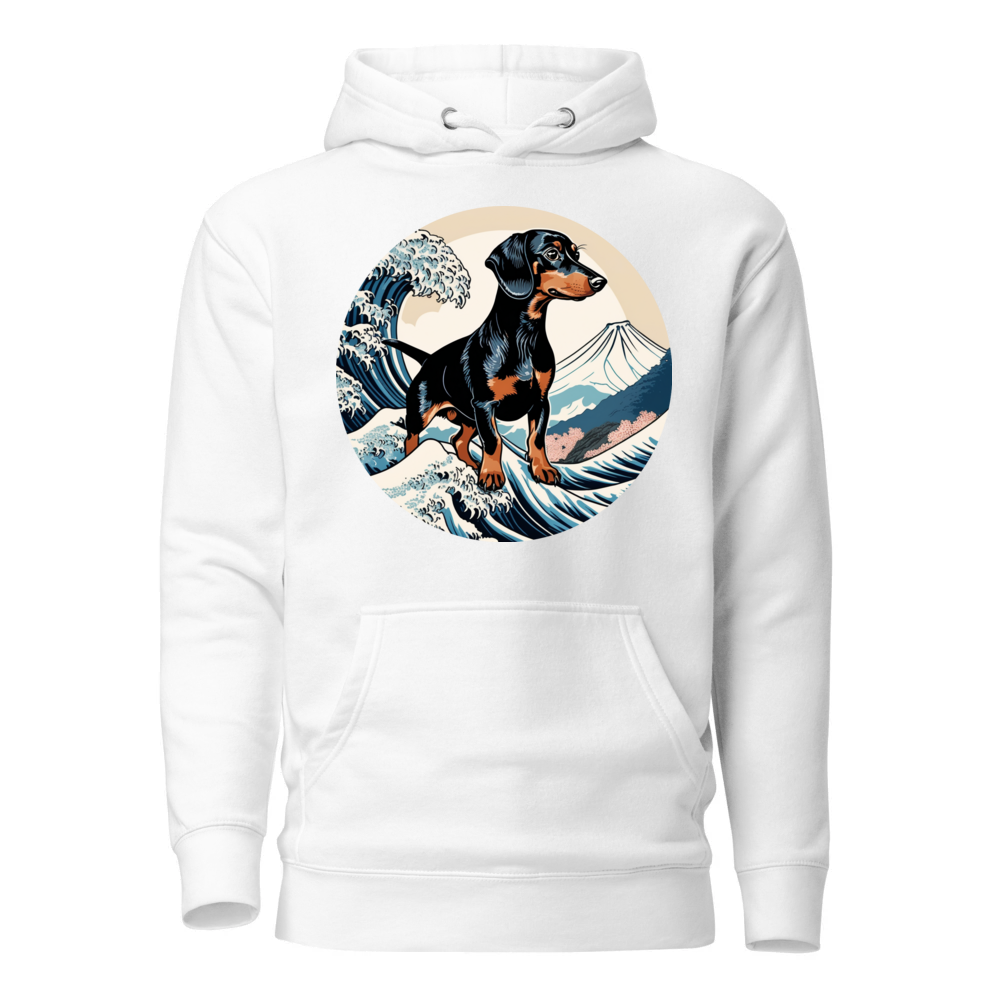 PugMug Custom Black Dachshund Hoodie
