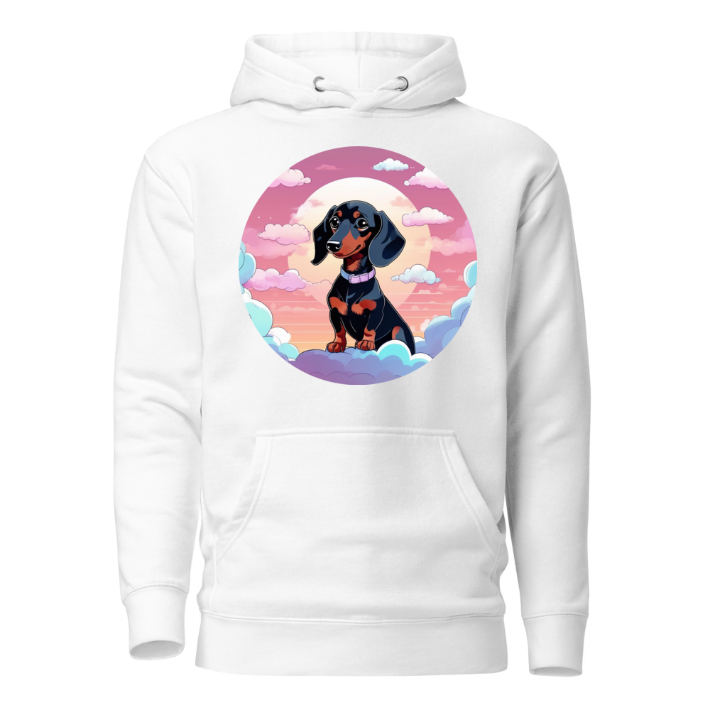 PugMug Custom Black Dachshund Hoodie