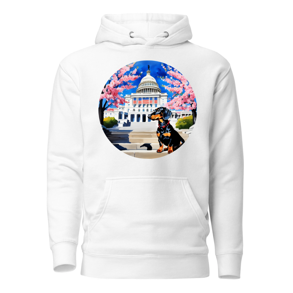 PugMug Custom Black Dachshund Hoodie
