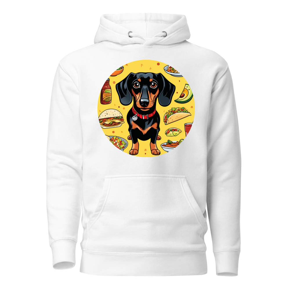 PugMug Custom Black Dachshund Hoodie