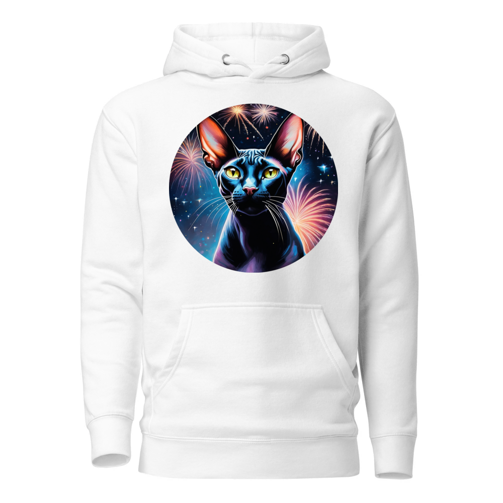 PugMug Custom Black Sphynx Cat Hoodie