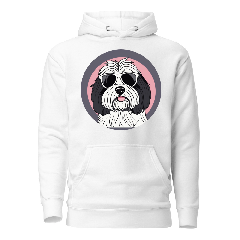 PugMug Custom Black-and-white Havanese Dog Hoodie