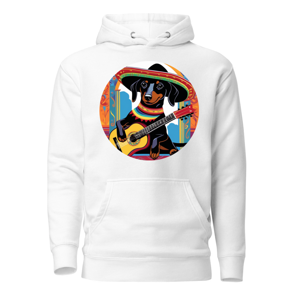 PugMug Custom Black Dachshund Hoodie