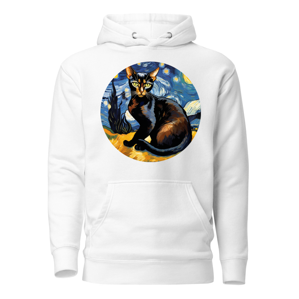 PugMug Custom Black Abyssinian Cat Hoodie