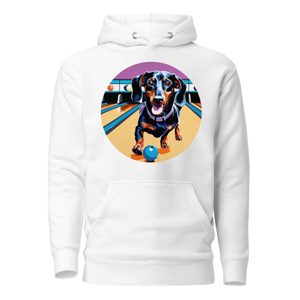 PugMug Custom Black Dachshund Hoodie