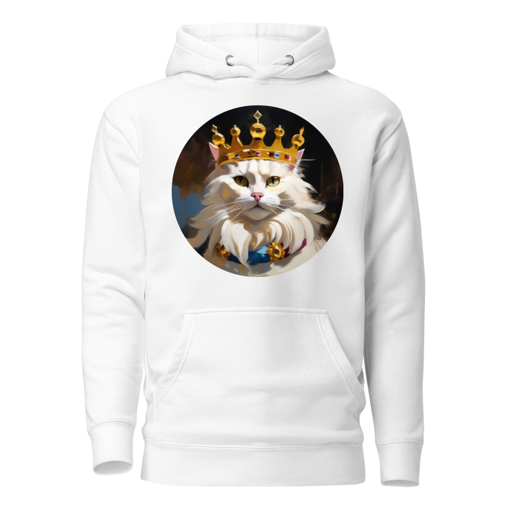 PugMug Custom White Companion Cat Hoodie