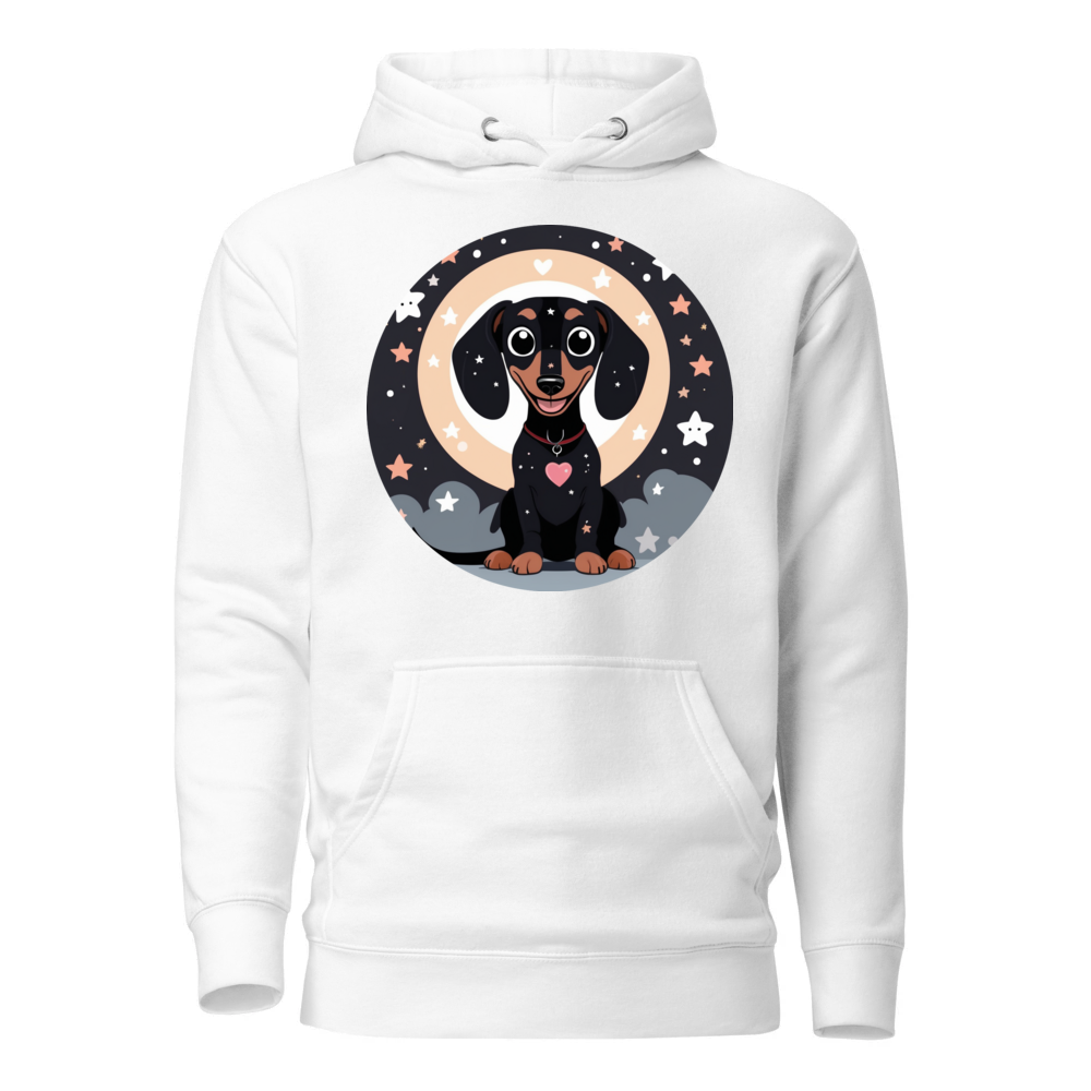 PugMug Custom Black Dachshund Hoodie