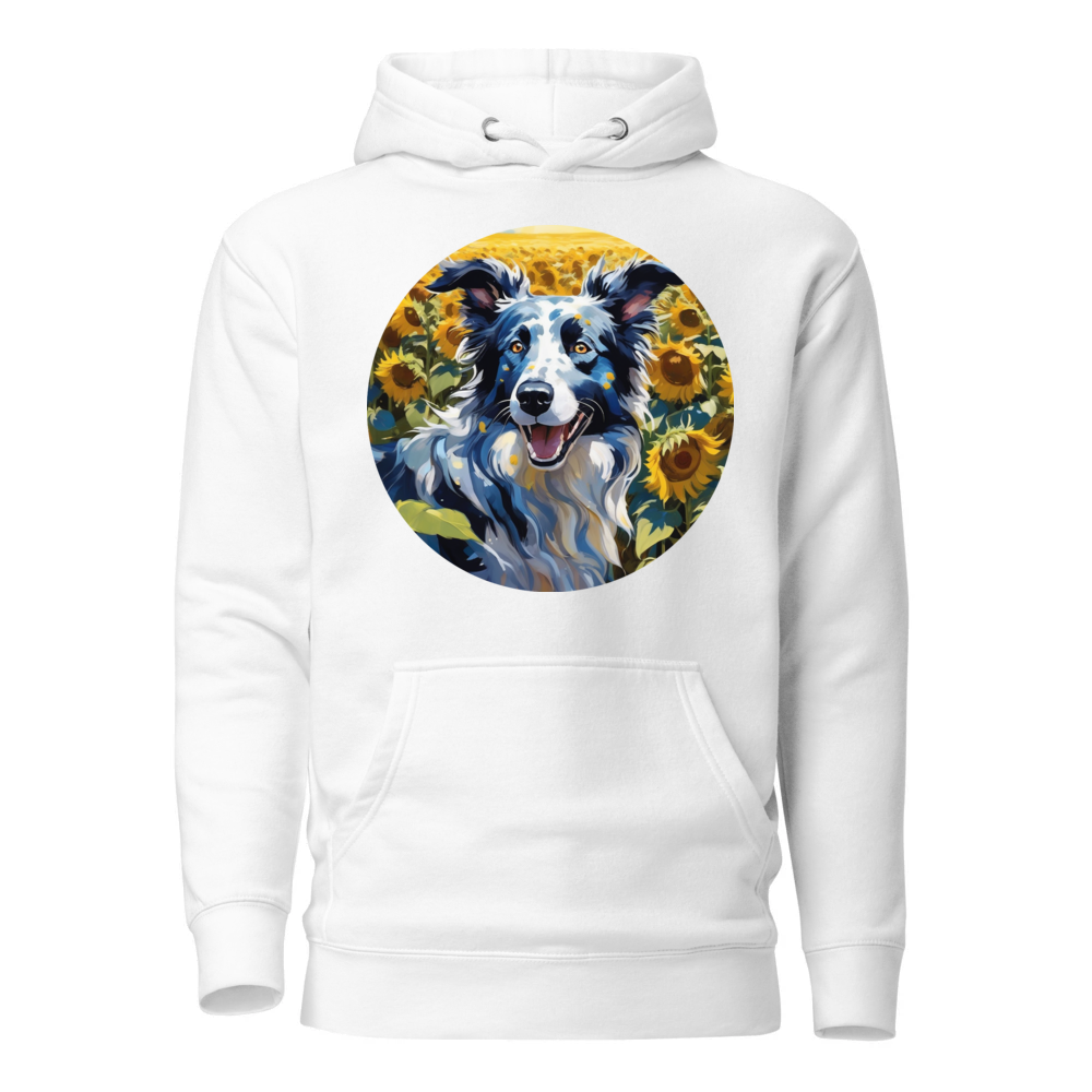 PugMug Custom Blue Merle Border Collie Hoodie