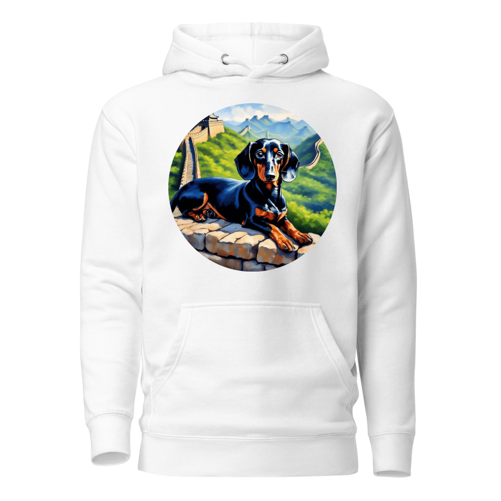 PugMug Custom Black Dachshund Hoodie