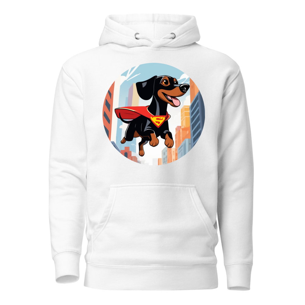 PugMug Custom Black Dachshund Hoodie