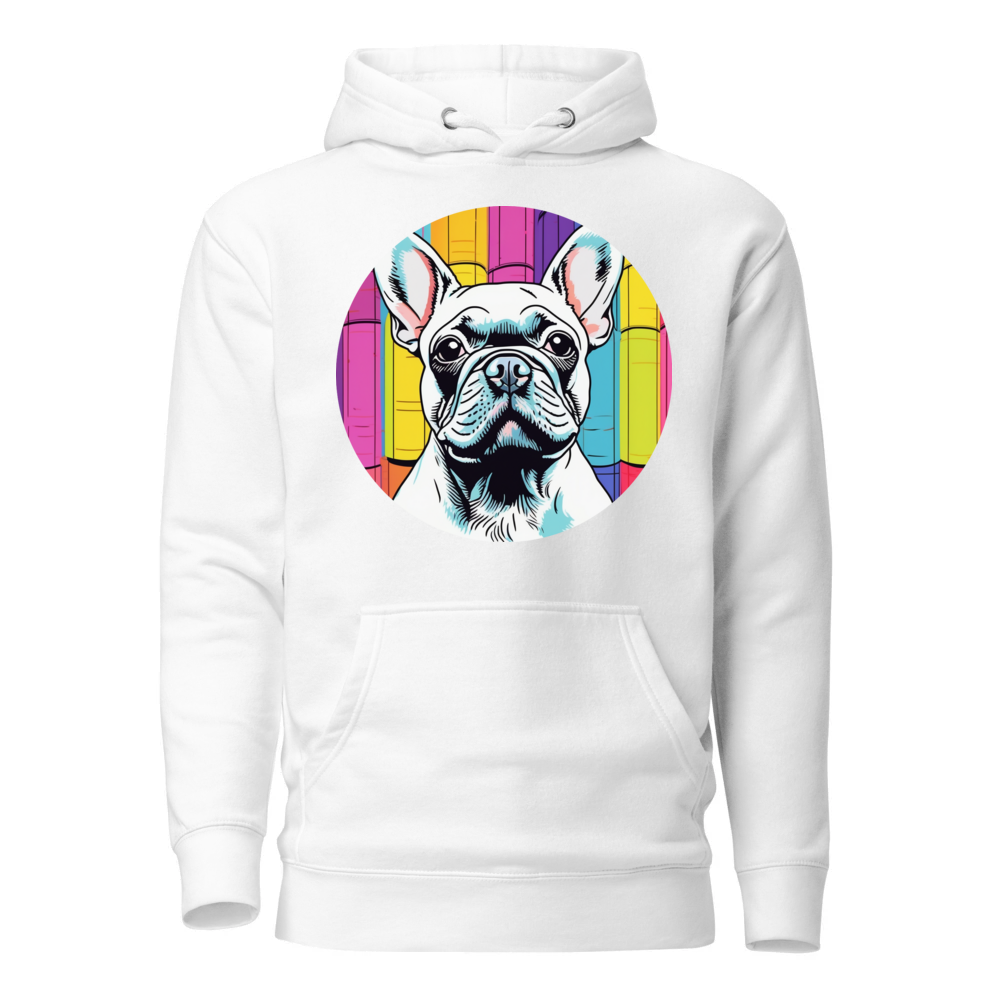 PugMug Custom White French Bulldog Hoodie