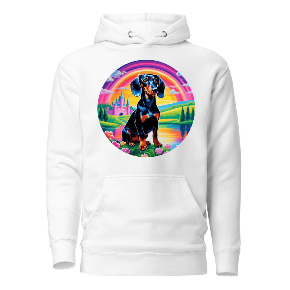 PugMug Custom Black Dachshund Hoodie