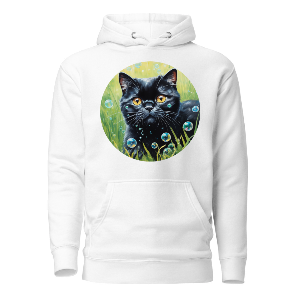 PugMug Custom Black Scottish Fold Cat Hoodie