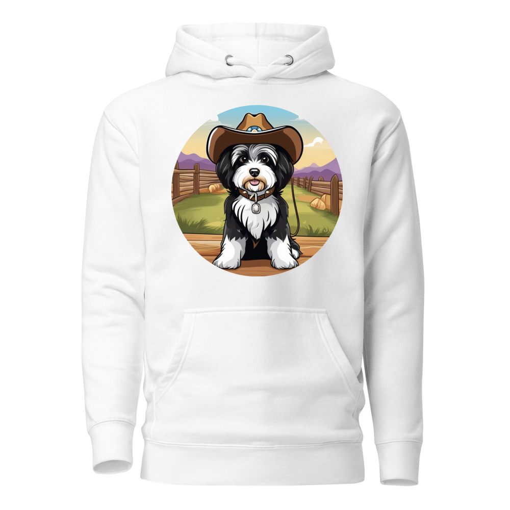 PugMug Custom Black-and-white Havanese Dog Hoodie