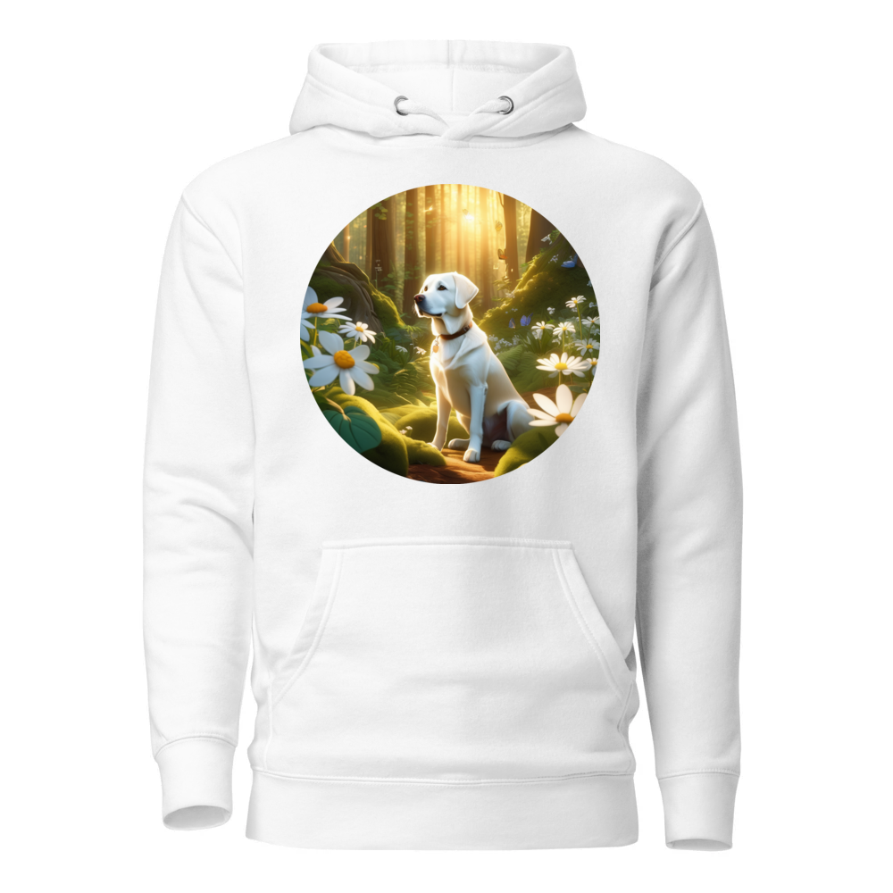 PugMug Custom White Labrador Retriever Hoodie