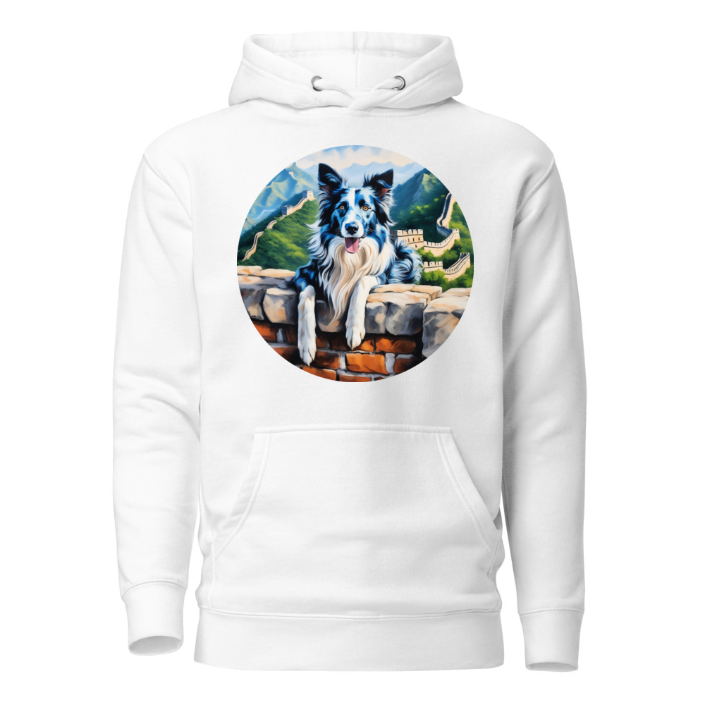PugMug Custom Blue Merle Border Collie Hoodie