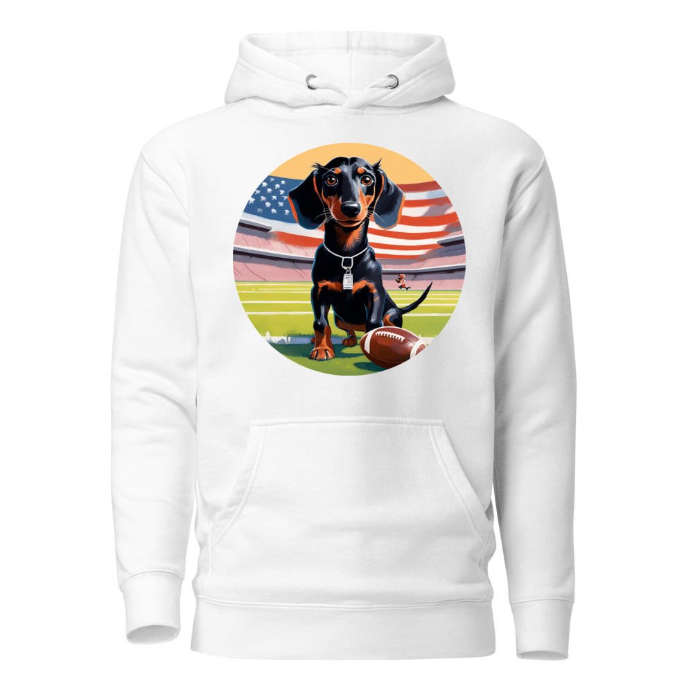 PugMug Custom Black Dachshund Hoodie