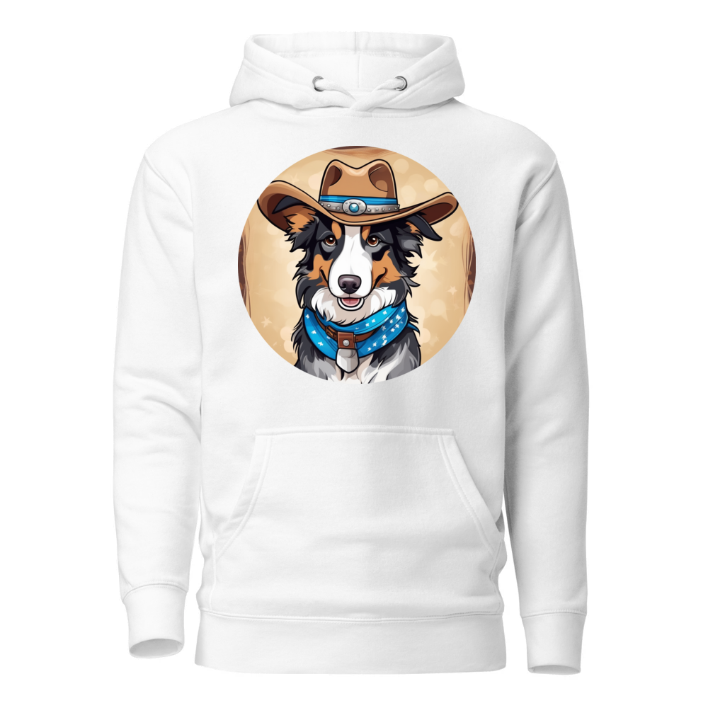 PugMug Custom Blue Merle Border Collie Hoodie