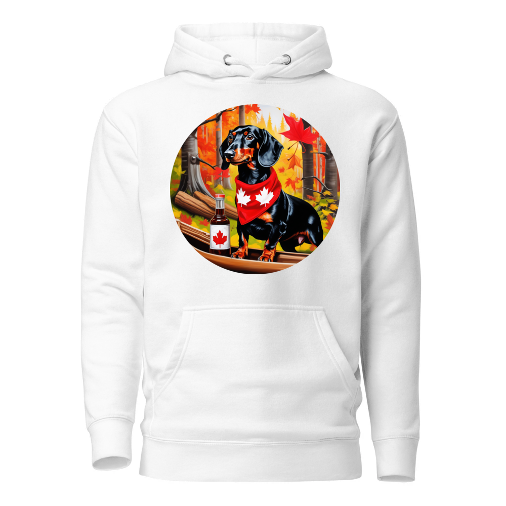 PugMug Custom Black Dachshund Hoodie