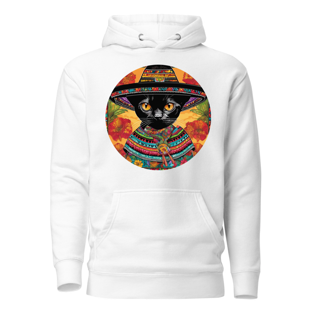 PugMug Custom Black Devon Rex Cat Hoodie