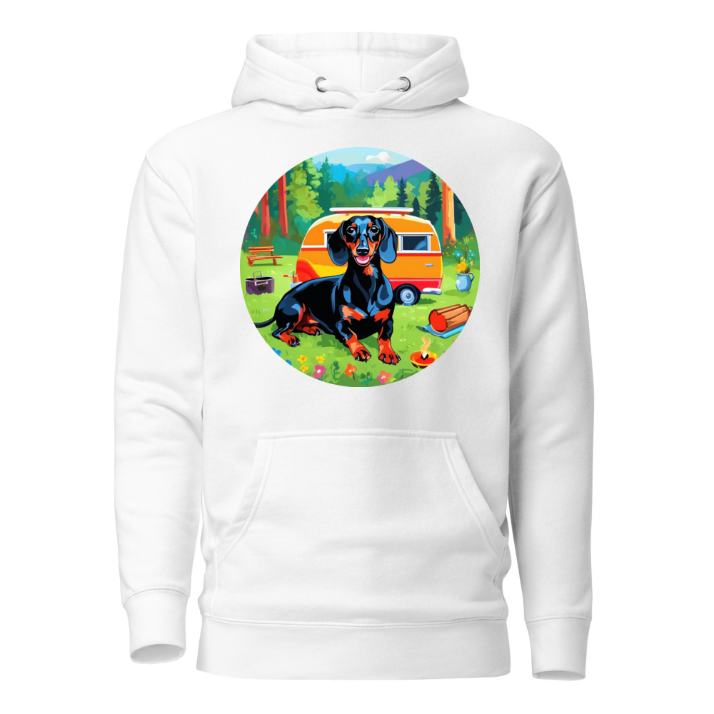 PugMug Custom Black Dachshund Hoodie
