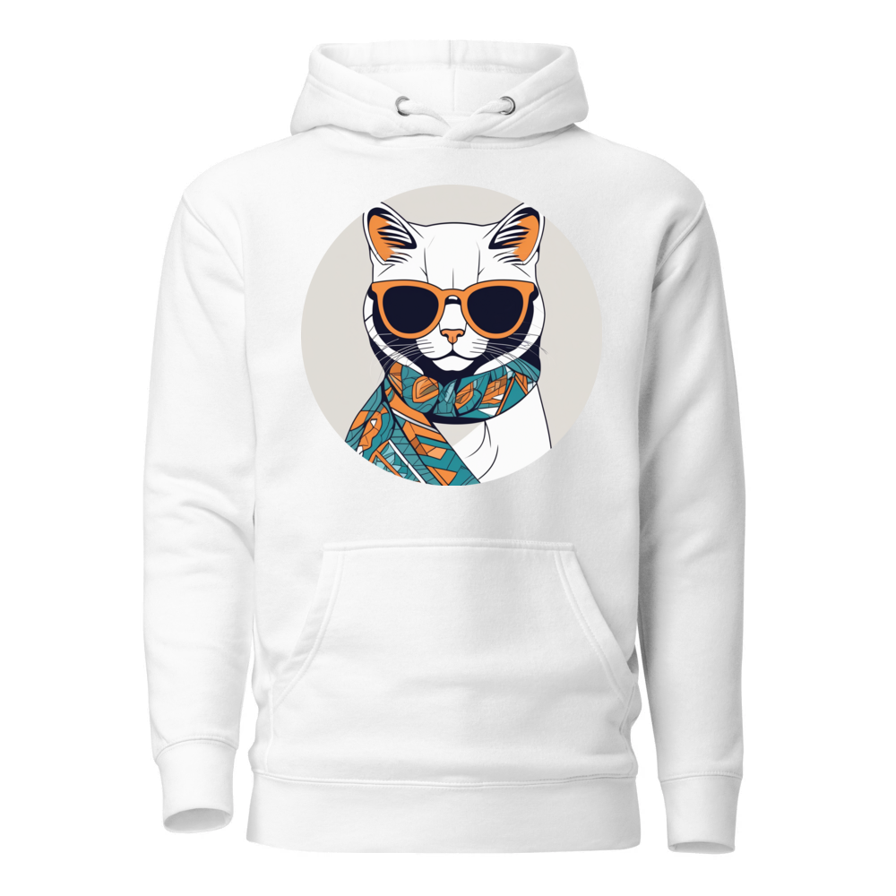 PugMug Custom White Exotic Cat Hoodie