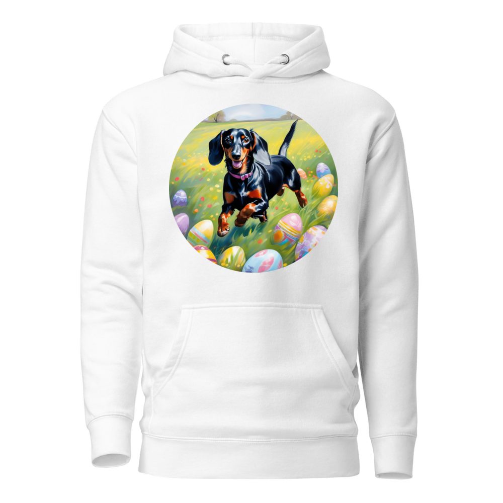 PugMug Custom Black Dachshund Hoodie