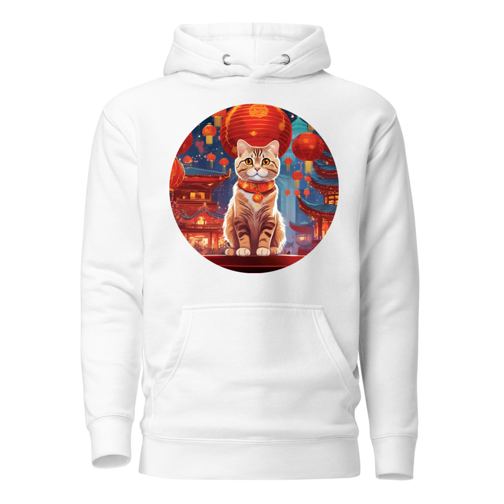 PugMug Custom Tabby Scottish Fold Cat Hoodie