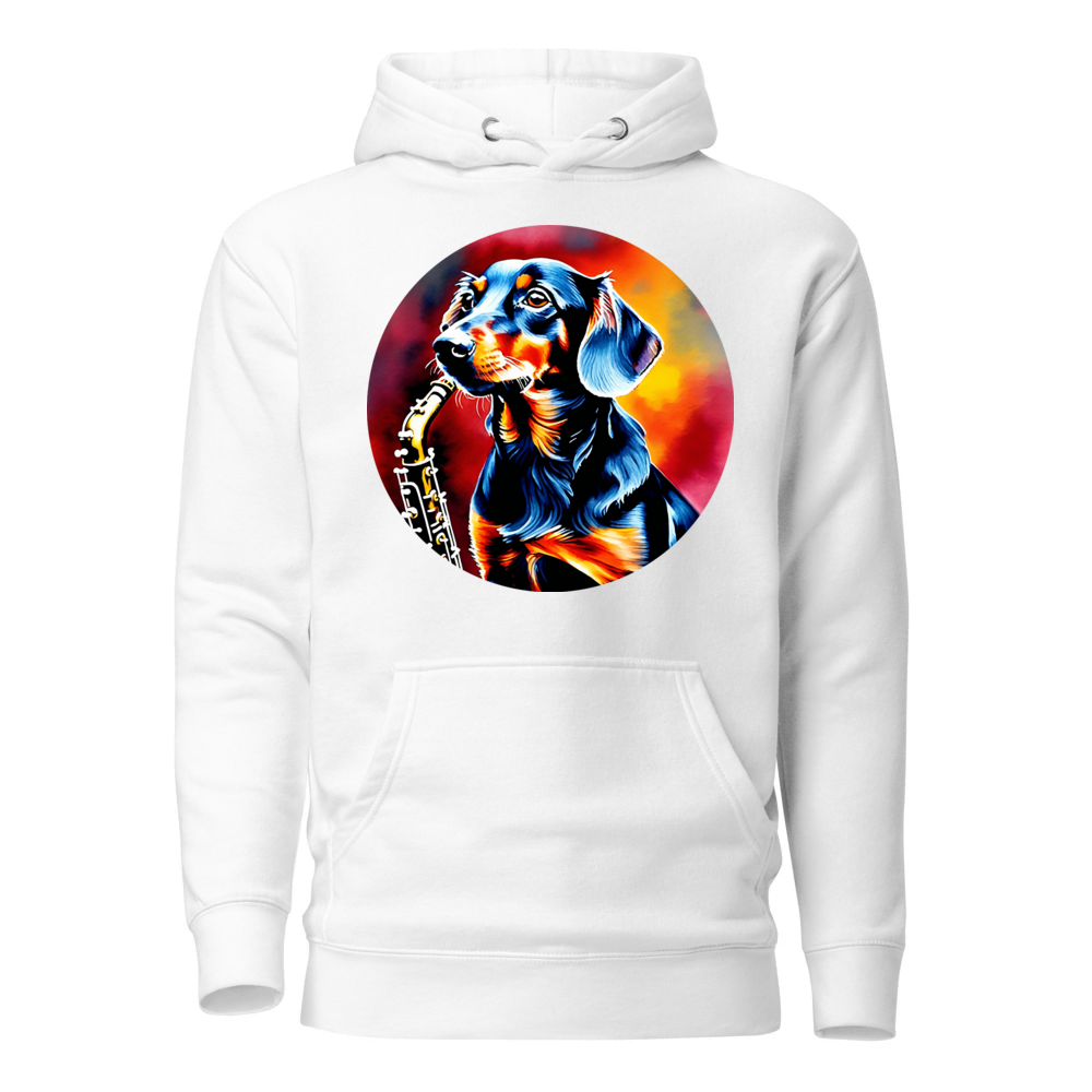 PugMug Custom Black Dachshund Hoodie
