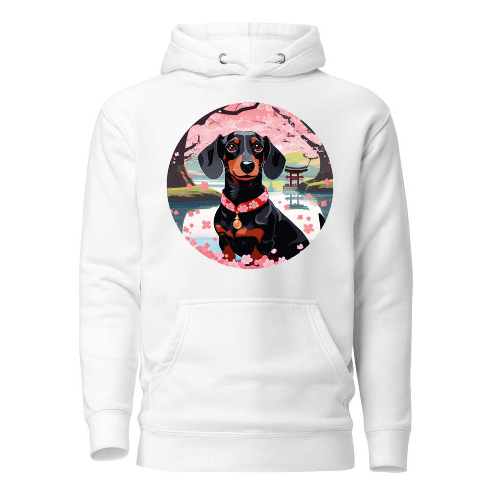 PugMug Custom Black Dachshund Hoodie