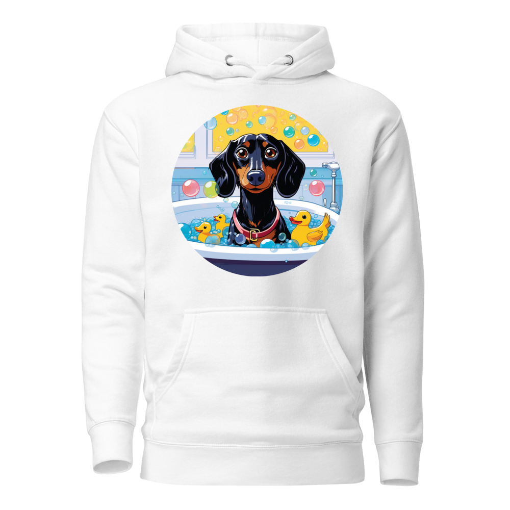 PugMug Custom Black Dachshund Hoodie