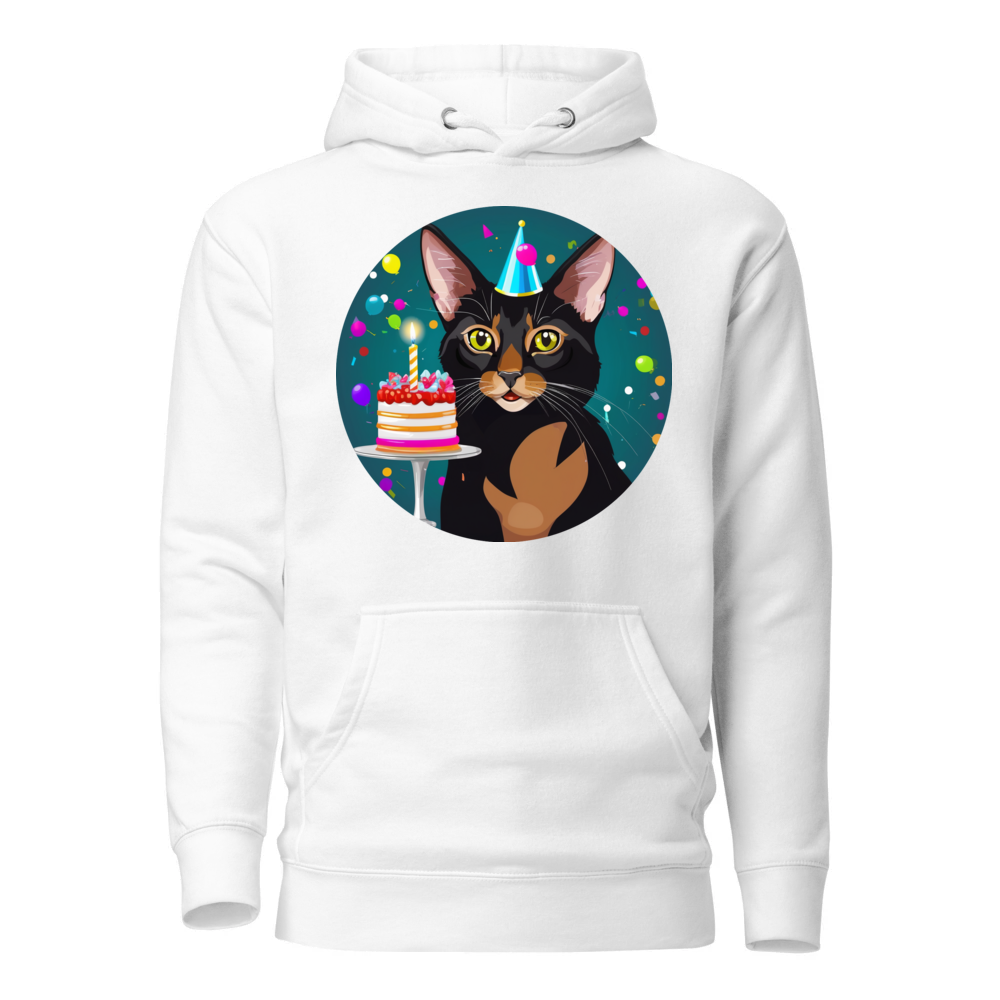 PugMug Custom Black Abyssinian Cat Hoodie