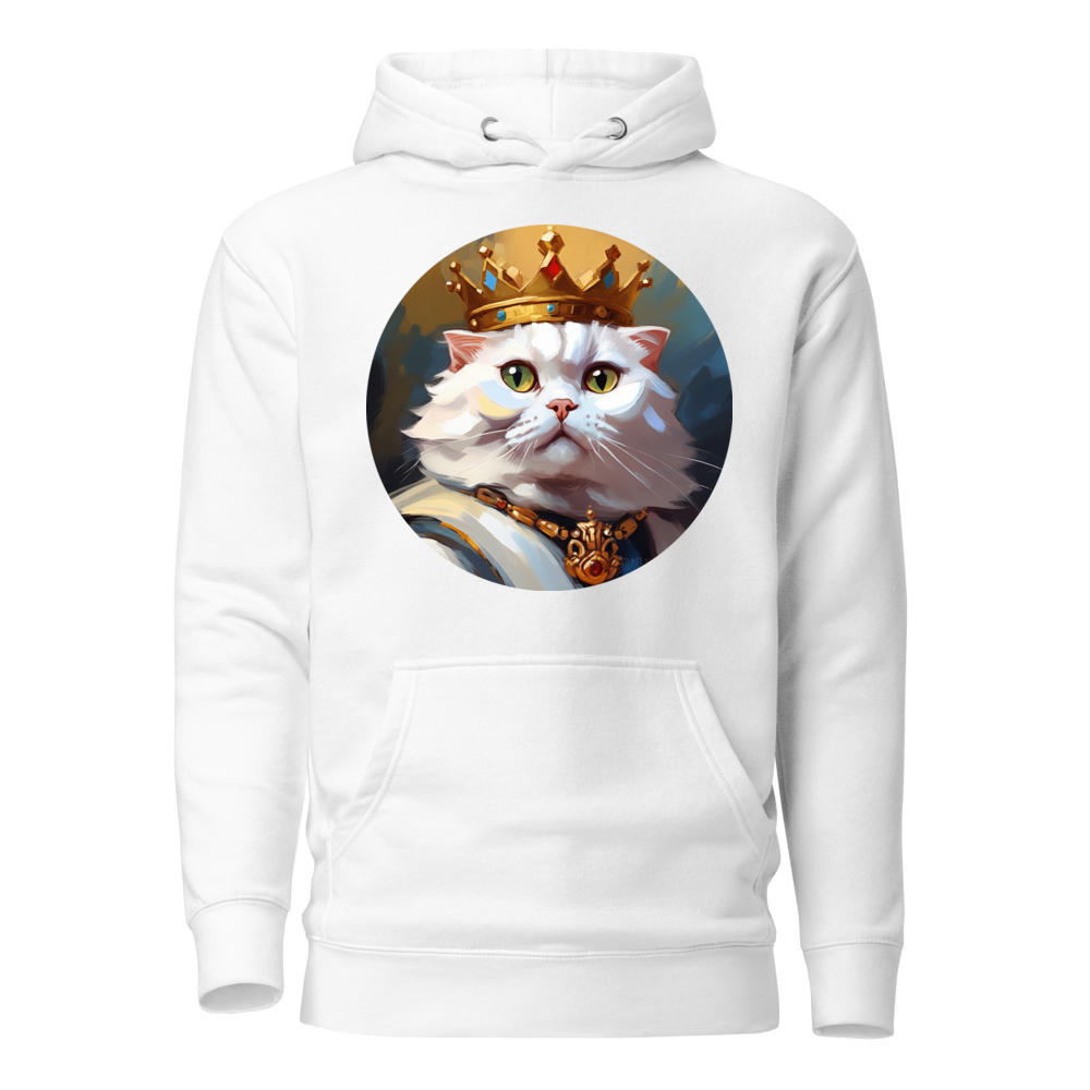 PugMug Custom White Scottish Fold Cat Hoodie