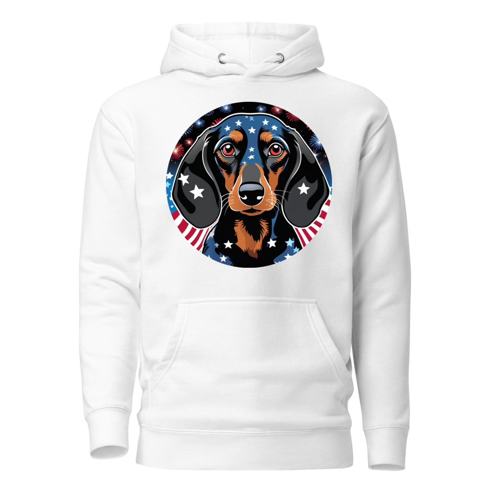 PugMug Custom Black Dachshund Hoodie